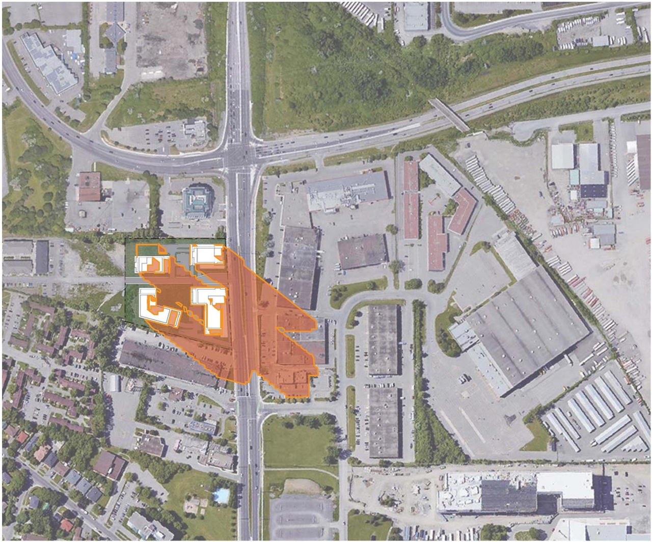 Construction site plan for project from page 123 of the file '2021-10-27 - DESIGN BRIEF - D07-12-21-0177'