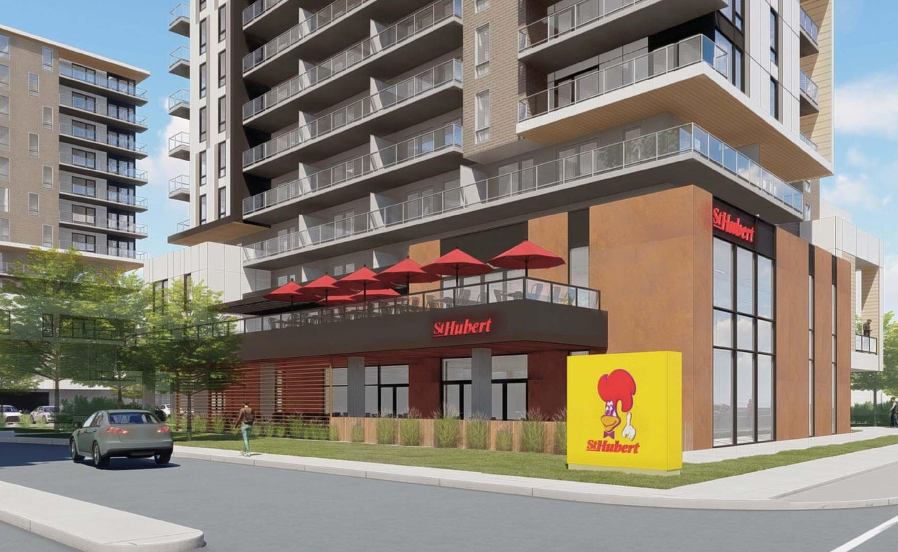 Rendering of building from page 74 of the file '2021-10-27 - DESIGN BRIEF - D07-12-21-0177'