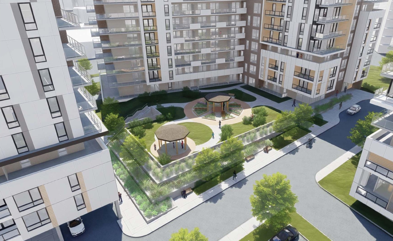 Rendering of building from page 79 of the file '2021-10-27 - DESIGN BRIEF - D07-12-21-0177'