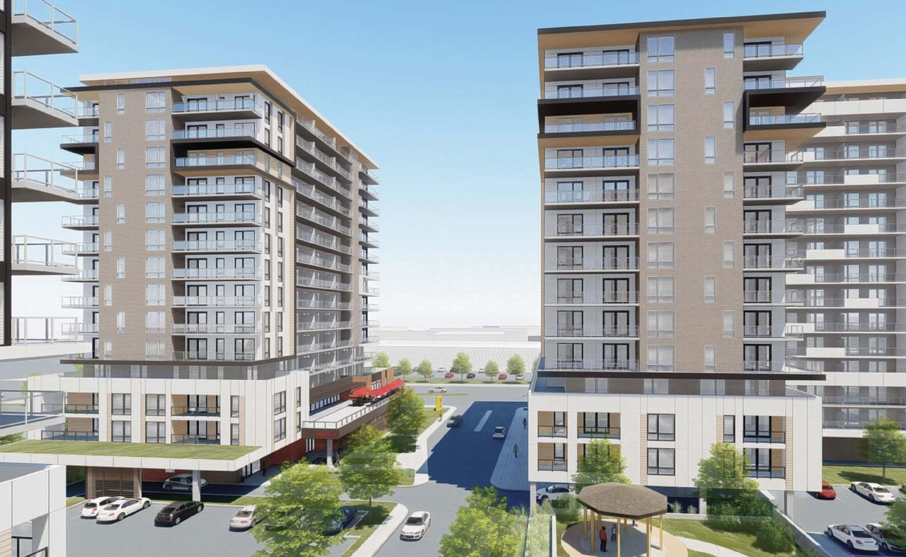 Rendering of building from page 87 of the file '2021-10-27 - DESIGN BRIEF - D07-12-21-0177'