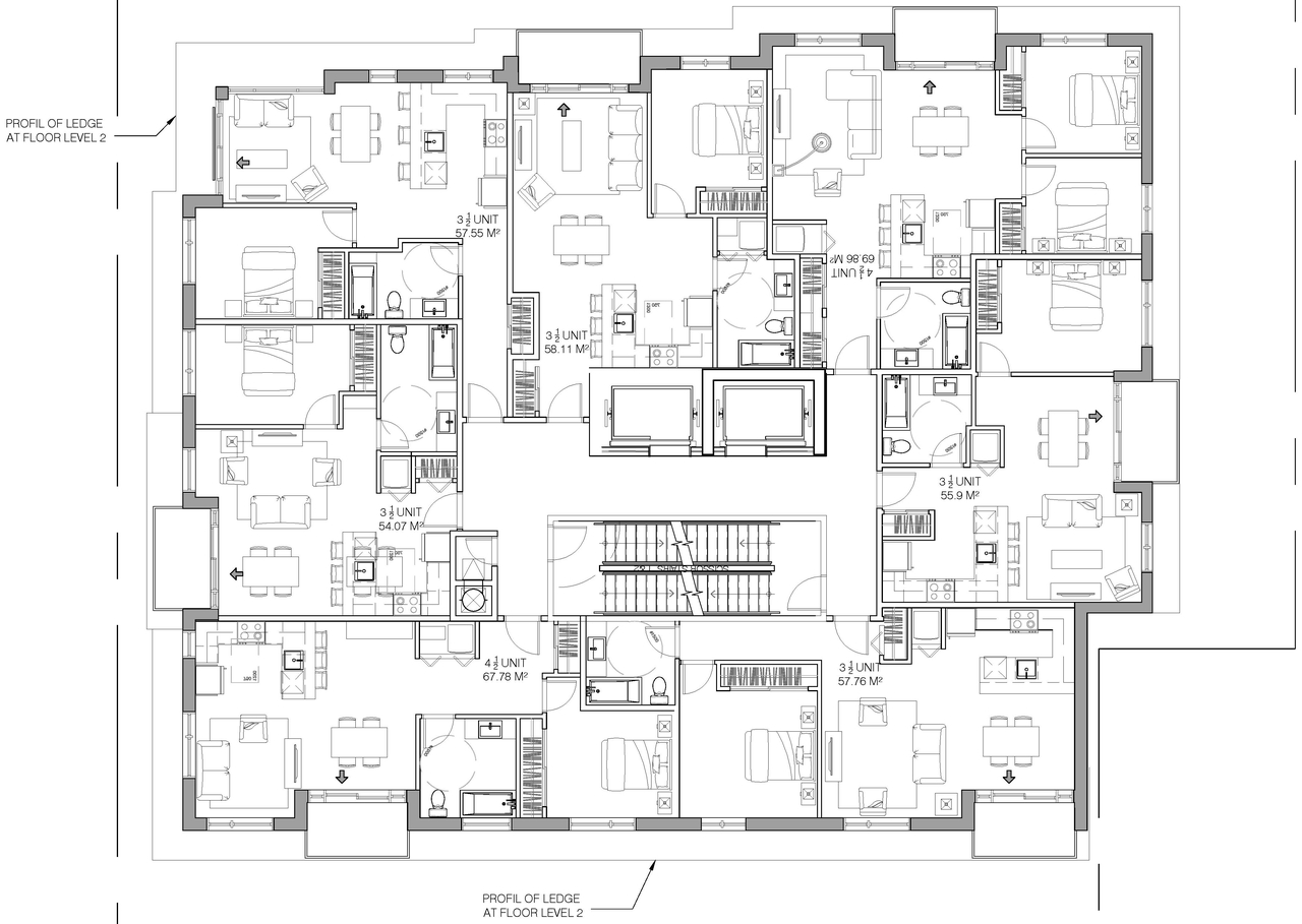 Floor plan for project from page 4 of the file '2023-05-11 - Site Plan & Floor Plans - D07-12-21-0189'