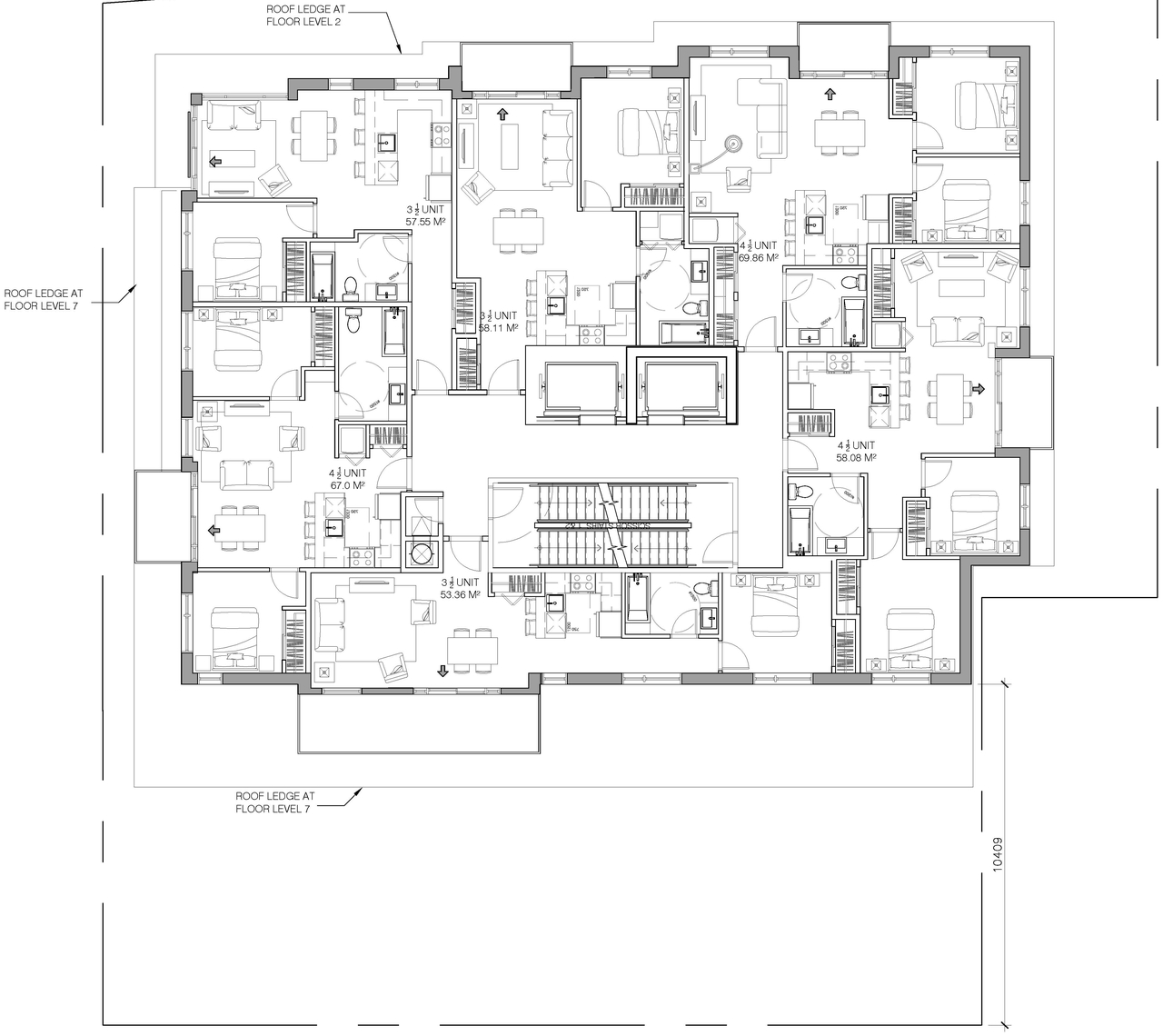 Floor plan for project from page 5 of the file '2023-05-11 - Site Plan & Floor Plans - D07-12-21-0189'