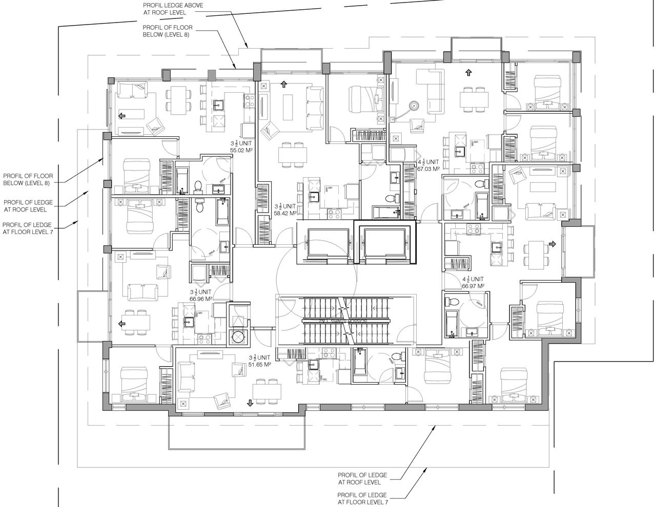 Floor plan for project from page 6 of the file '2023-05-11 - Site Plan & Floor Plans - D07-12-21-0189'