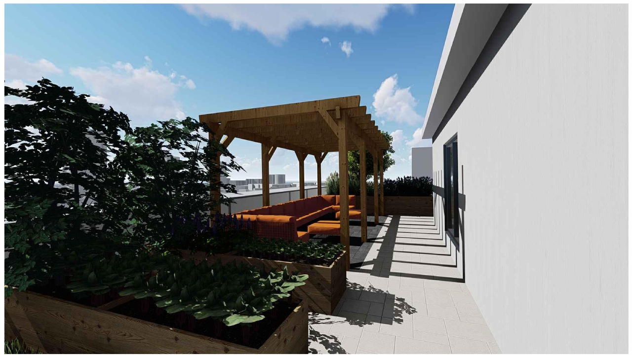 Rendering of building from page 4 of the file '2024-02-14 - Perspectives - D07-12-21-01891'