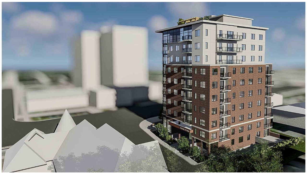 Rendering of building from page 5 of the file '2024-02-14 - Perspectives - D07-12-21-01891'