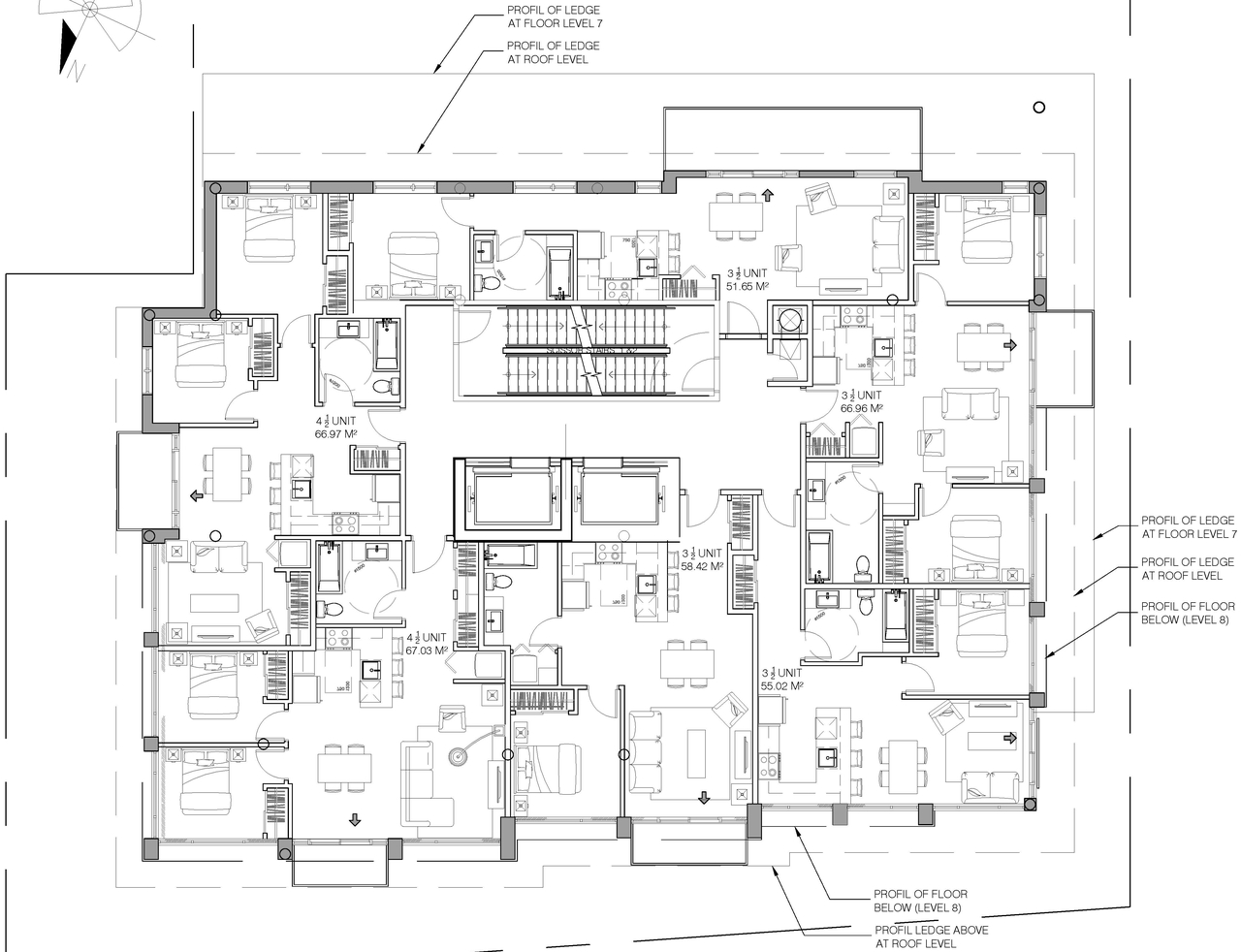 Floor plan for project from page 6 of the file '2023-04-20 - Site Plan & Floor Plans - D07-12-21-0189'