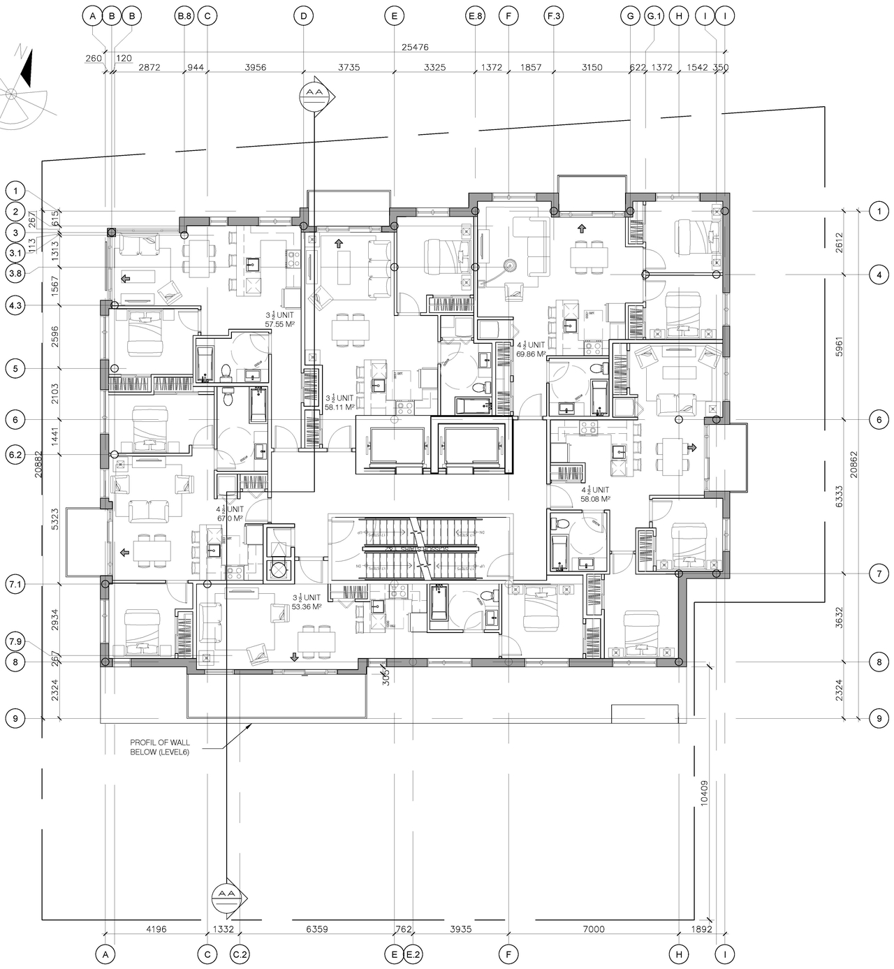 Floor plan for project from page 5 of the file '2024-02-14 - Site Plan and Floor Plans - D07-12-21-0189'