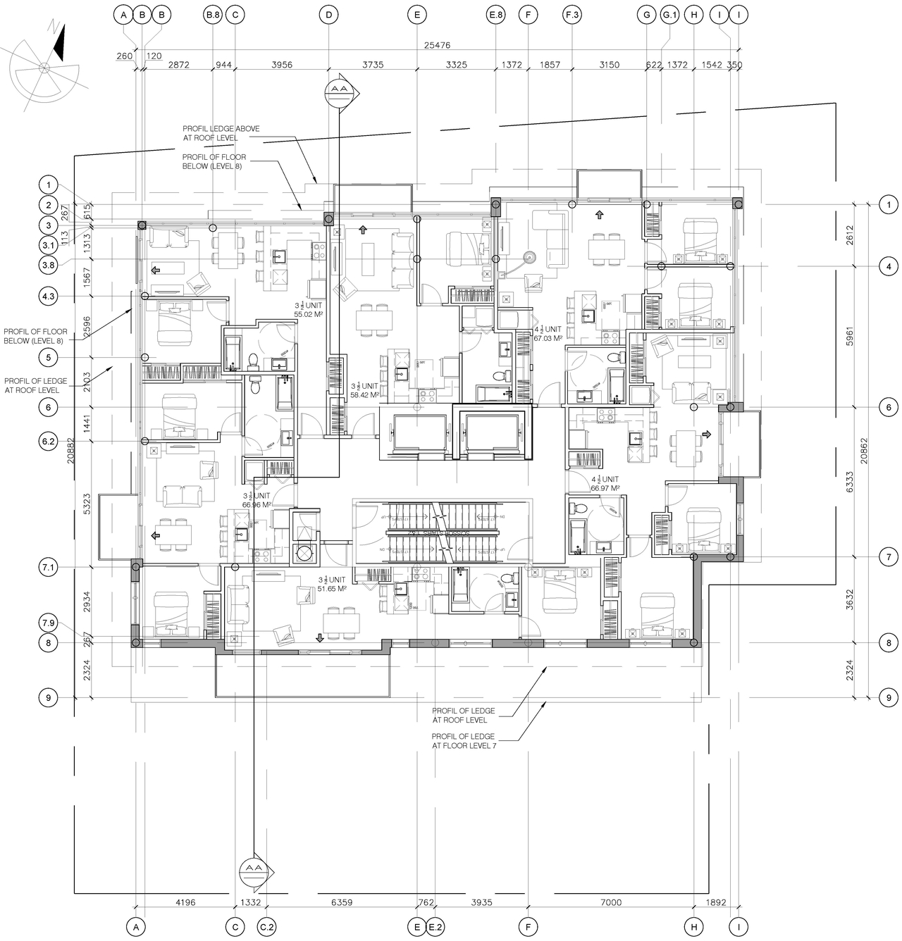 Floor plan for project from page 6 of the file '2024-02-14 - Site Plan and Floor Plans - D07-12-21-0189'