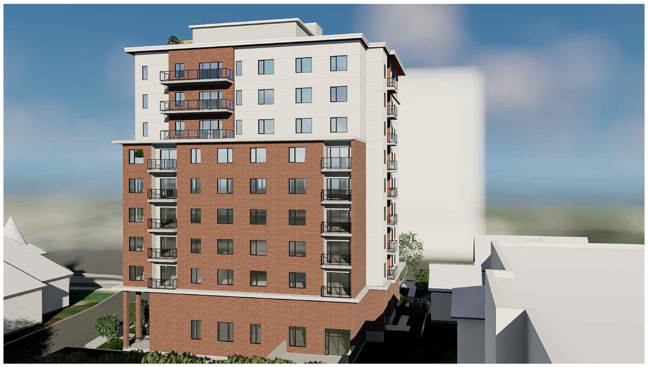 Rendering of building from page 1 of the file '2023-04-20 - Renderings - D07-12-21-0189'