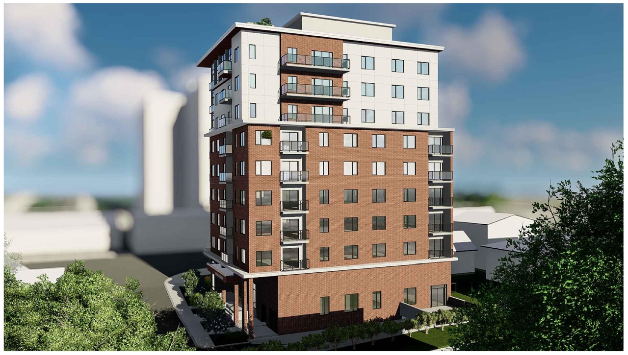 Rendering of building from page 2 of the file '2023-04-20 - Renderings - D07-12-21-0189'
