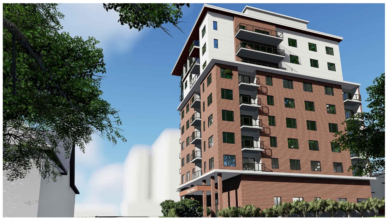 Rendering of building from page 3 of the file '2023-04-20 - Renderings - D07-12-21-0189'