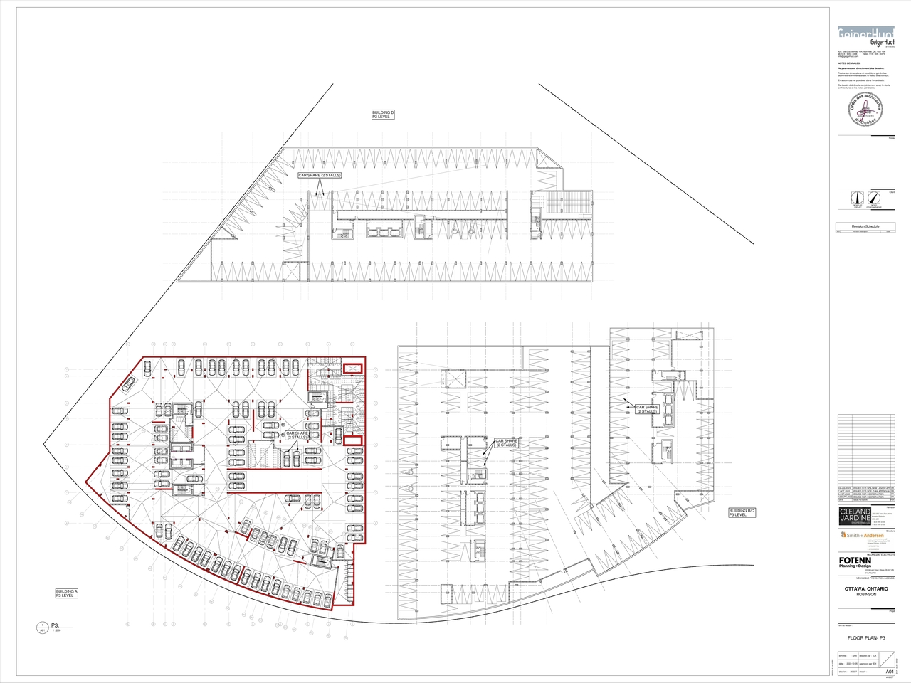 Floor plan for project from page 1 of the file '2023-01-31 - FLOOR PLAN- P3 - D07-12-21-0202'
