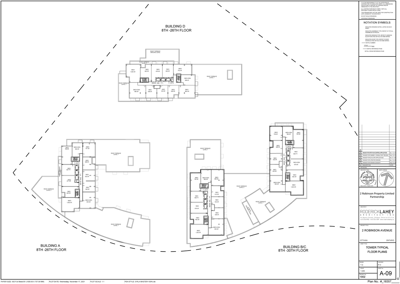 Floor plan for project from page 9 of the file '2021-11-18 - Floor Plans - D07-12-21-0202'
