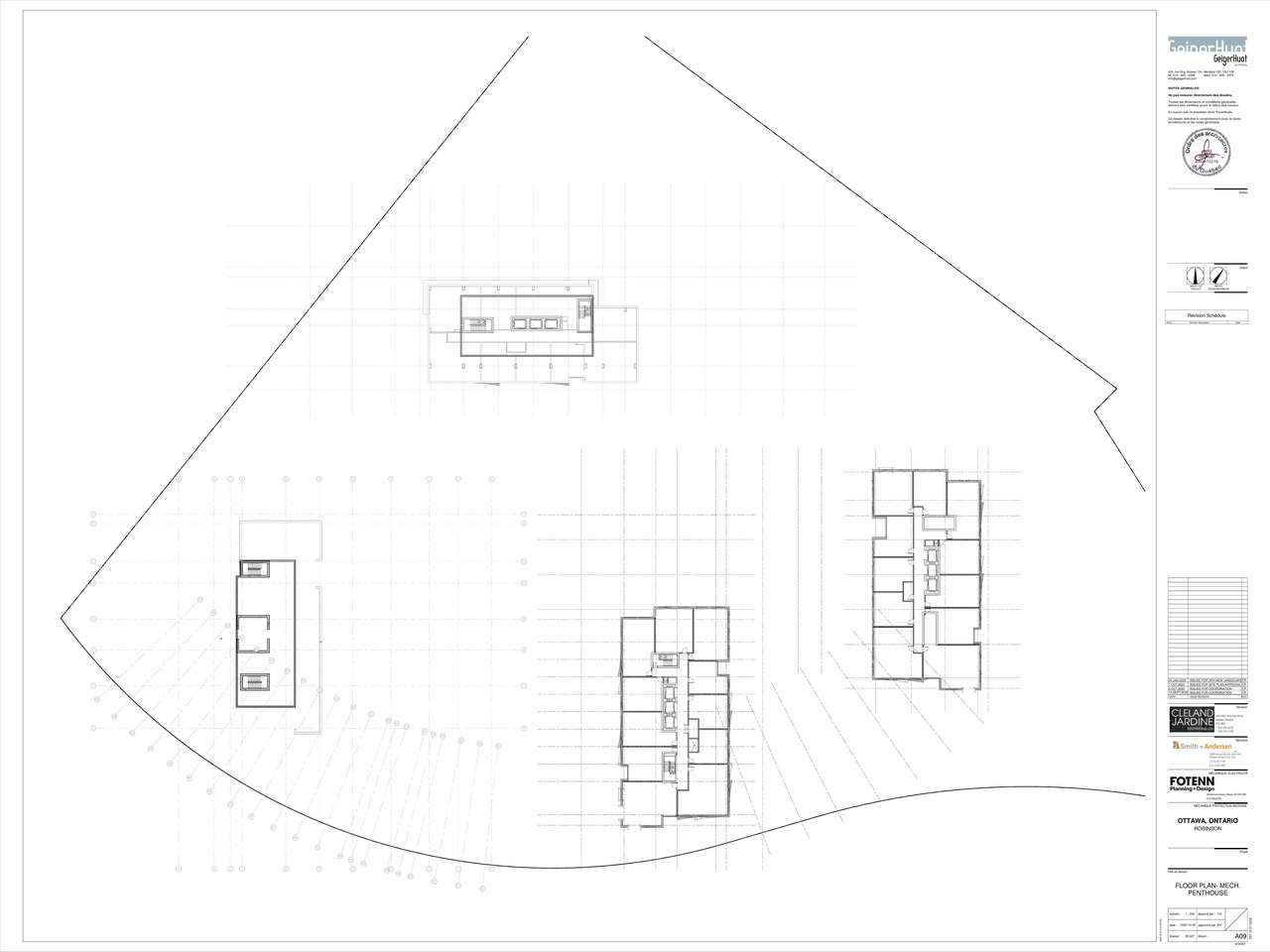 Floor plan for project from page 1 of the file '2023-01-31 - FLOOR PLAN- MECH- PENTHOUSE - D07-12-21-0202'