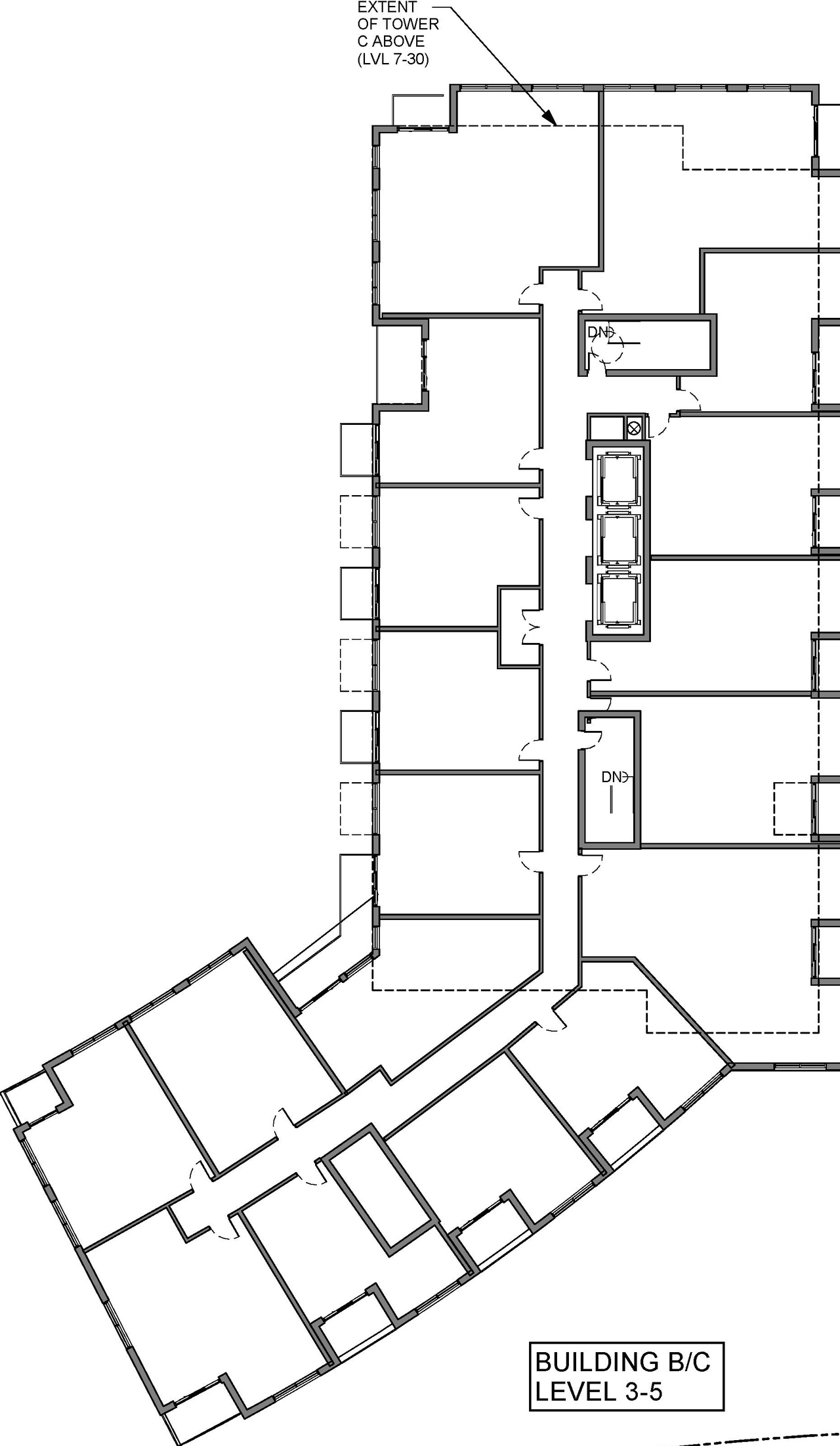 Construction site plan for project from page 6 of the file '2022-04-07 - Floor Plans - D07-12-21-0202'