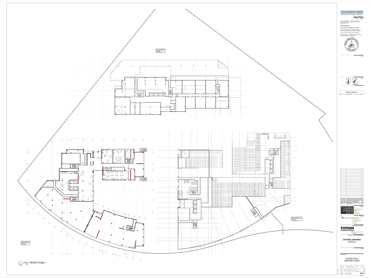 Floor plan for project from page 1 of the file '2023-01-31 - FLOOR PLAN- GROUND FLOOR - D07-12-21-0202'