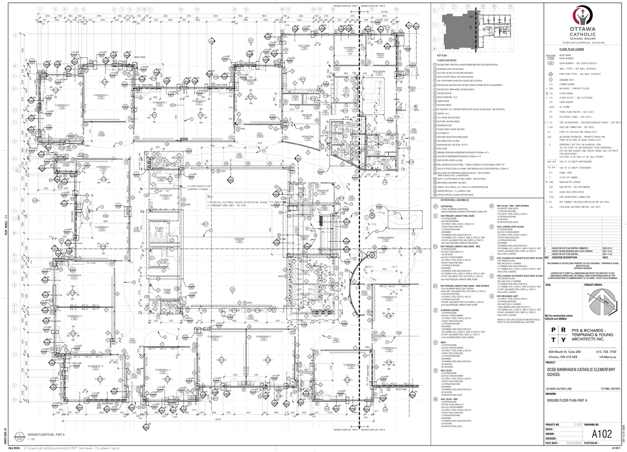 Floor plan for project from page 1 of the file '2022-09-07 - Approved Floor Plans and Elevations - D07-12-21-0206'