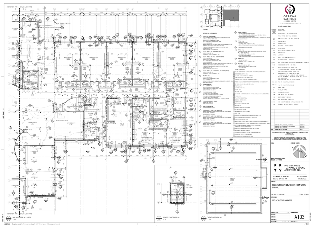 Floor plan for project from page 2 of the file '2022-09-07 - Approved Floor Plans and Elevations - D07-12-21-0206'