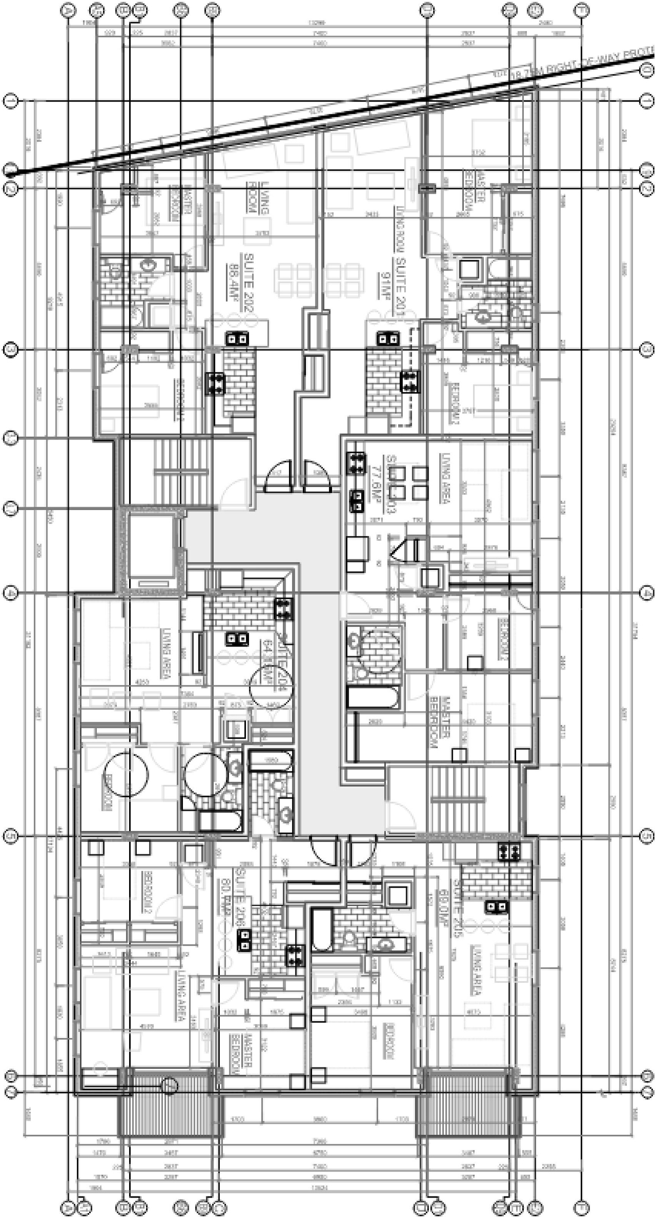 Floor plan for project from page 20 of the file '2021-12-02 - Design Brief - D07-12-21-0209'