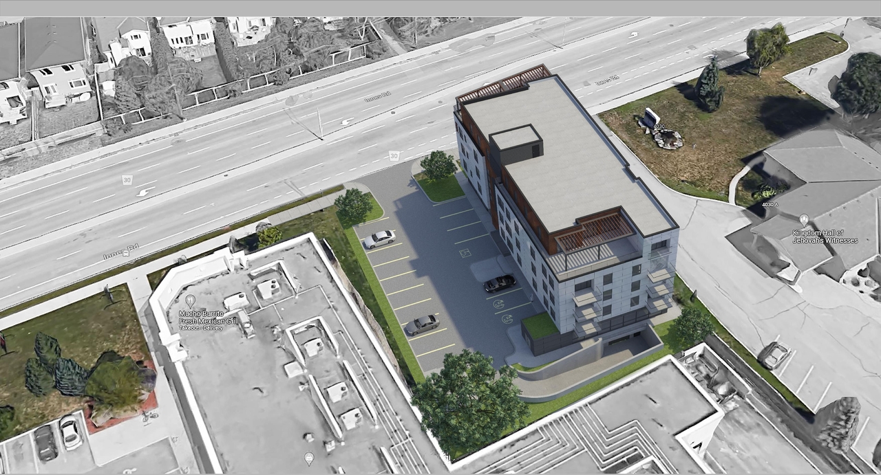 Rendering of building from page 3 of the file '2022-07-11 - Rendering - D07-12-21-0209'