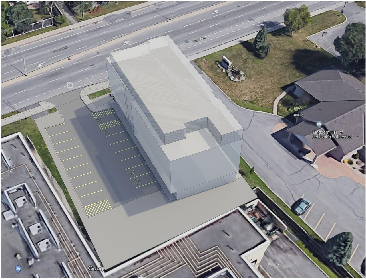 Rendering of building from page 8 of the file '2022-01-27 - UDRP Submission-rev3 - D07-12-21-0209'