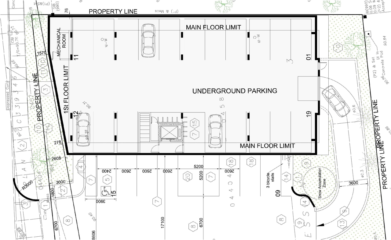 Construction site plan for project from page 27 of the file '2022-01-27 - UDRP Submission-rev3 - D07-12-21-0209'