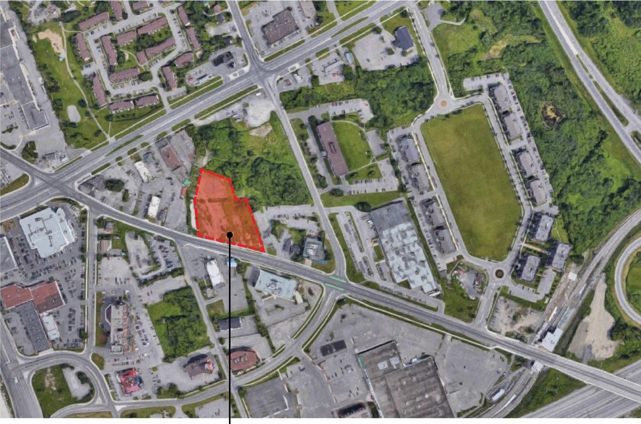 Construction site plan for project from page 2 of the file '2023-09-28 - Design Brief - D07-12-21-0214'
