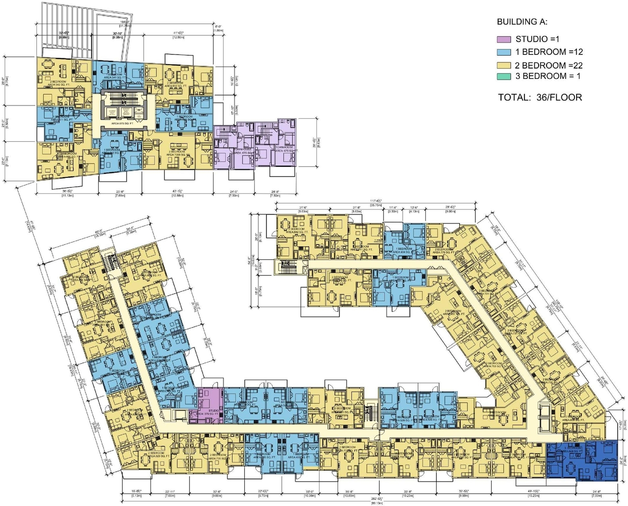 Floor plan for project from page 21 of the file '2023-09-28 - Design Brief - D07-12-21-0214'