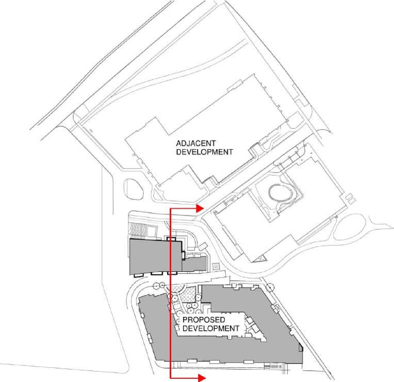 Construction site plan for project from page 7 of the file '2023-09-28 - Design Brief - D07-12-21-0214'