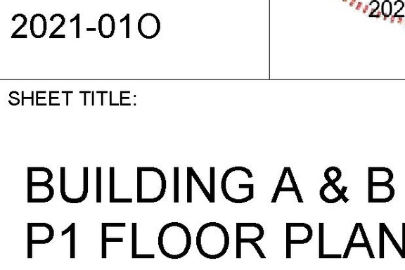 Floor plan for project from page 3 of the file '2023-09-28 - Floor, Elevation and View Plans - D07-12-21-0214'