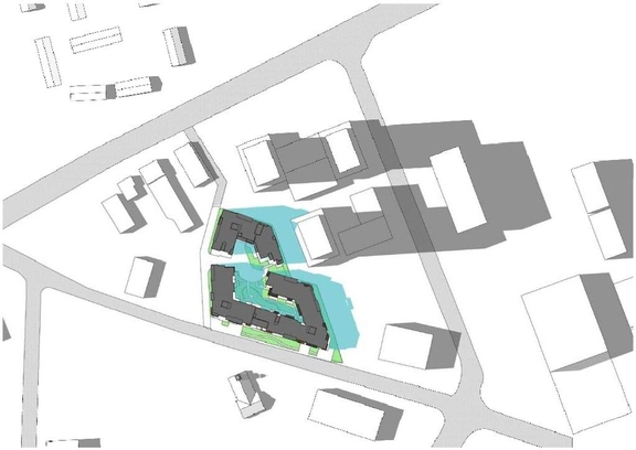 Construction site plan for project from page 13 of the file '2021-11-26 - Design Brief - D07-12-21-0214'