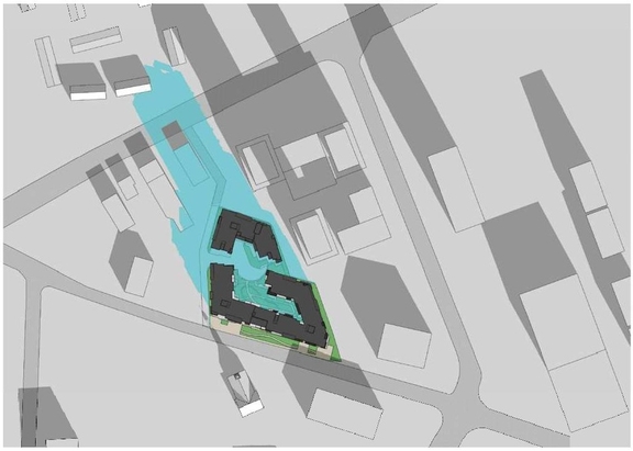 Construction site plan for project from page 13 of the file '2021-11-26 - Design Brief - D07-12-21-0214'
