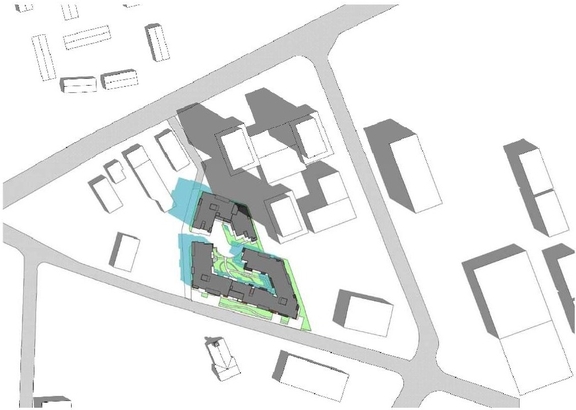 Construction site plan for project from page 13 of the file '2021-11-26 - Design Brief - D07-12-21-0214'