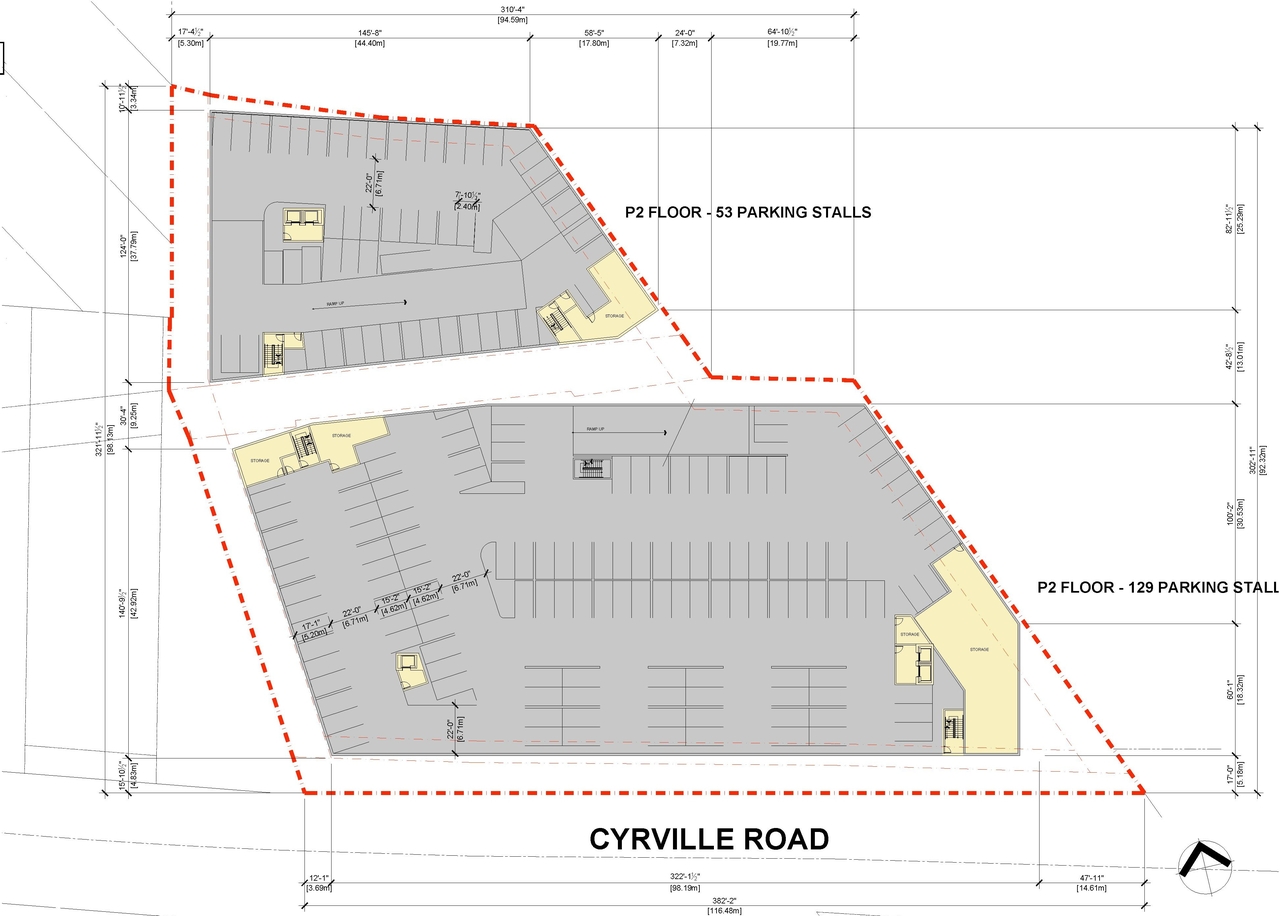 Construction site plan for project from page 14 of the file '2021-11-26 - Design Brief - D07-12-21-0214'
