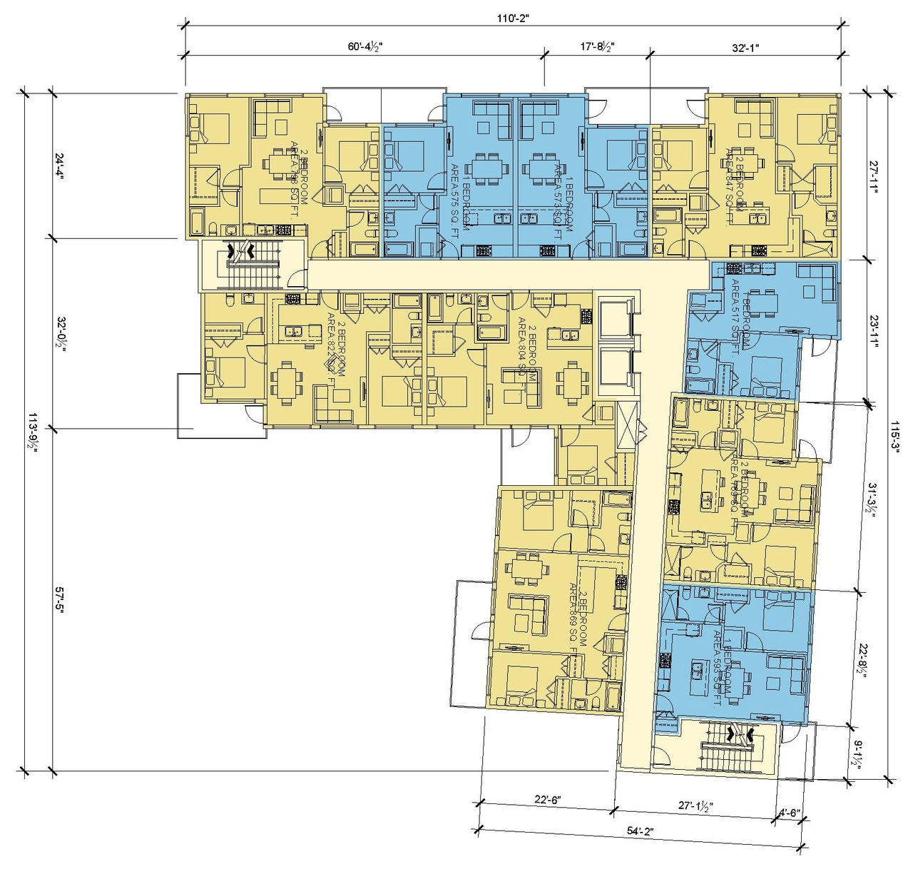 Floor plan for project from page 19 of the file '2021-11-26 - Design Brief - D07-12-21-0214'