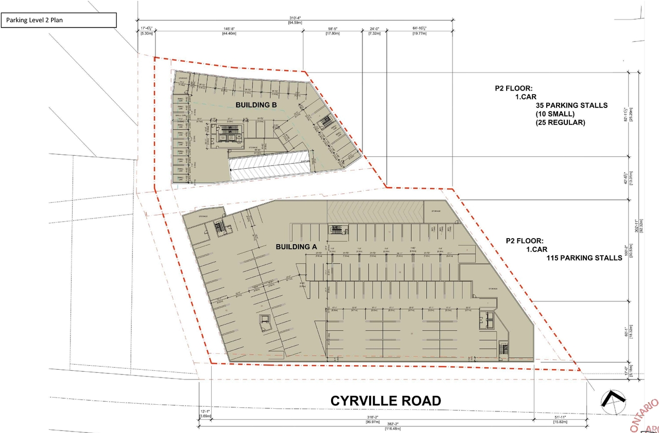 Construction site plan for project from page 18 of the file '2023-05-15 - Design Brief -D07-12-21-0214'