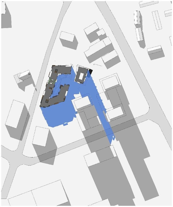Construction site plan for project from page 16 of the file '2022-07-12 - Design Brief - D07-12-21-0214'
