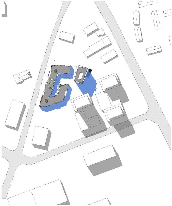 Construction site plan for project from page 16 of the file '2022-07-12 - Design Brief - D07-12-21-0214'