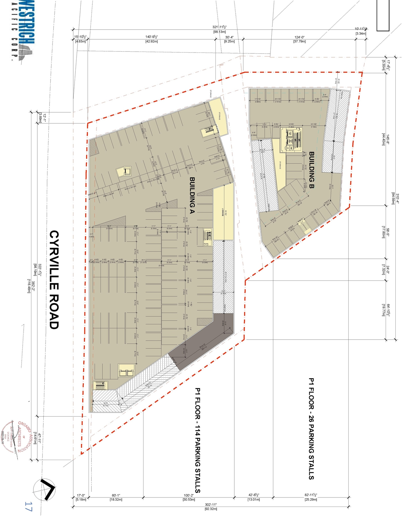 Construction site plan for project from page 18 of the file '2022-07-12 - Design Brief - D07-12-21-0214'