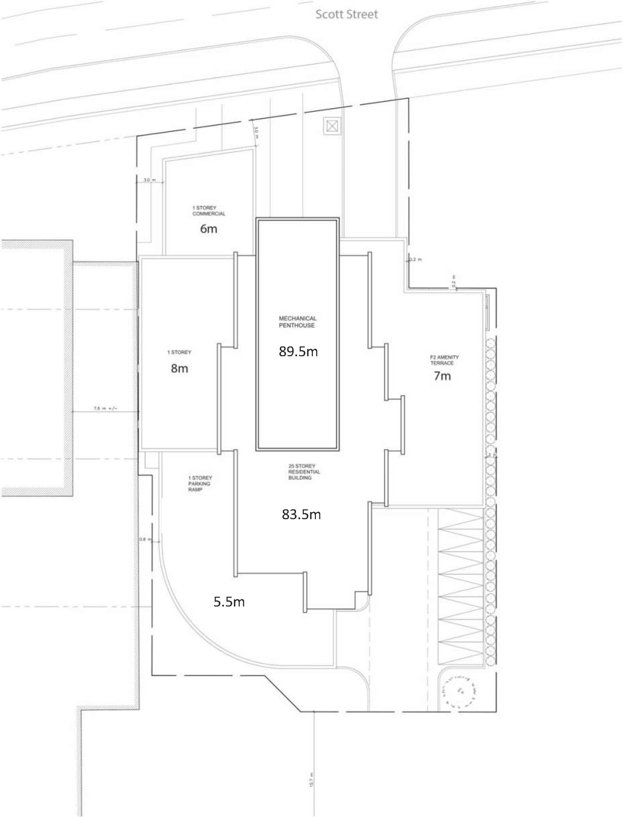 Floor plan for project from page 81 of the file '2022-10-03 - Urban Design Brief - D07-12-21-0216'