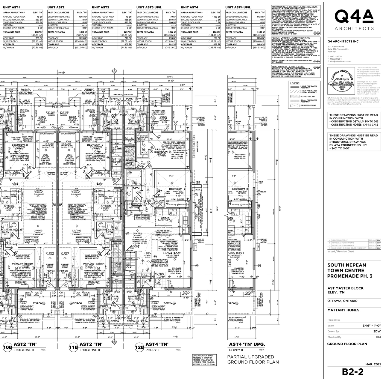 Floor plan for project from page 2 of the file '2021-12-24 - Floor Plans (Residential Blocks 1 through 12) - D07-12-21-0224'
