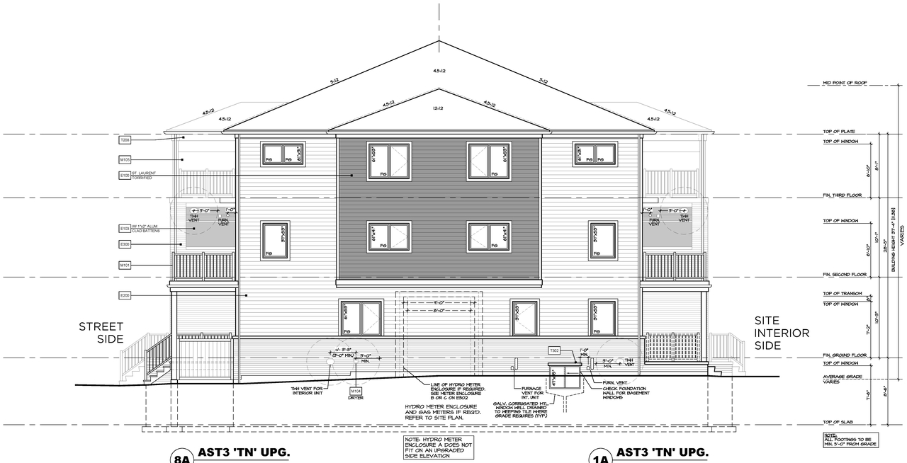 Rendering of building from page 10 of the file '2021-12-24 - Floor Plans (Residential Blocks 1 through 12) - D07-12-21-0224'