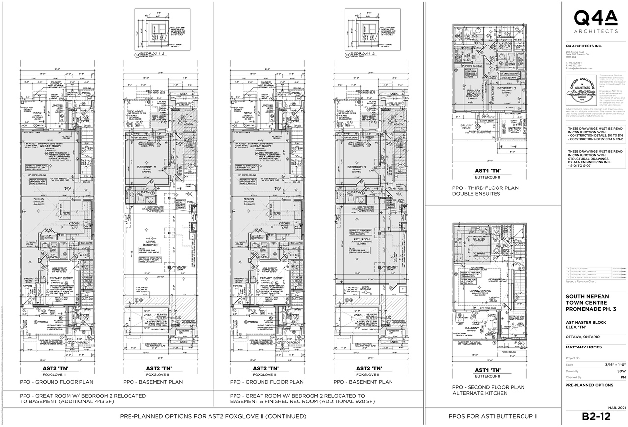 Floor plan for project from page 14 of the file '2021-12-24 - Floor Plans (Residential Blocks 1 through 12) - D07-12-21-0224'