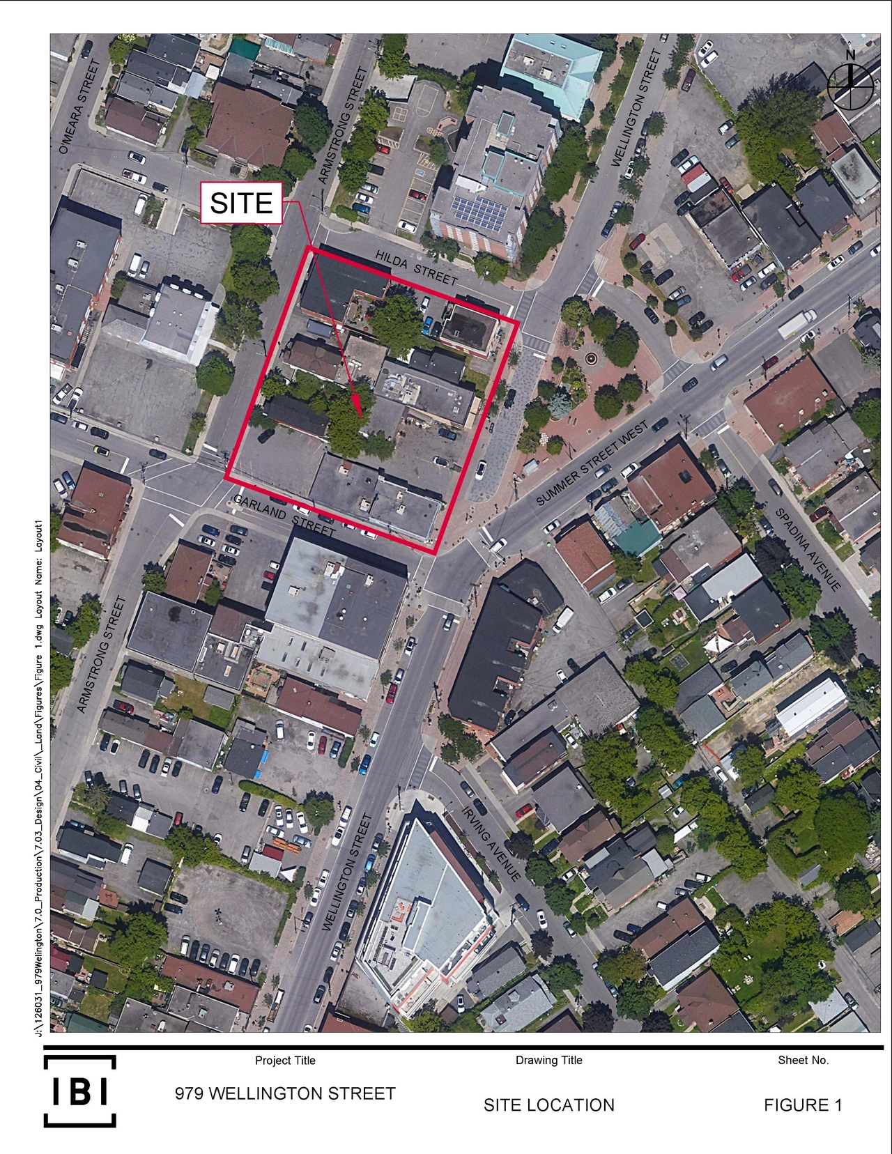 Construction site plan for project from page 14 of the file '2022-12-17 - Design Brief - D07-12-21-0228'