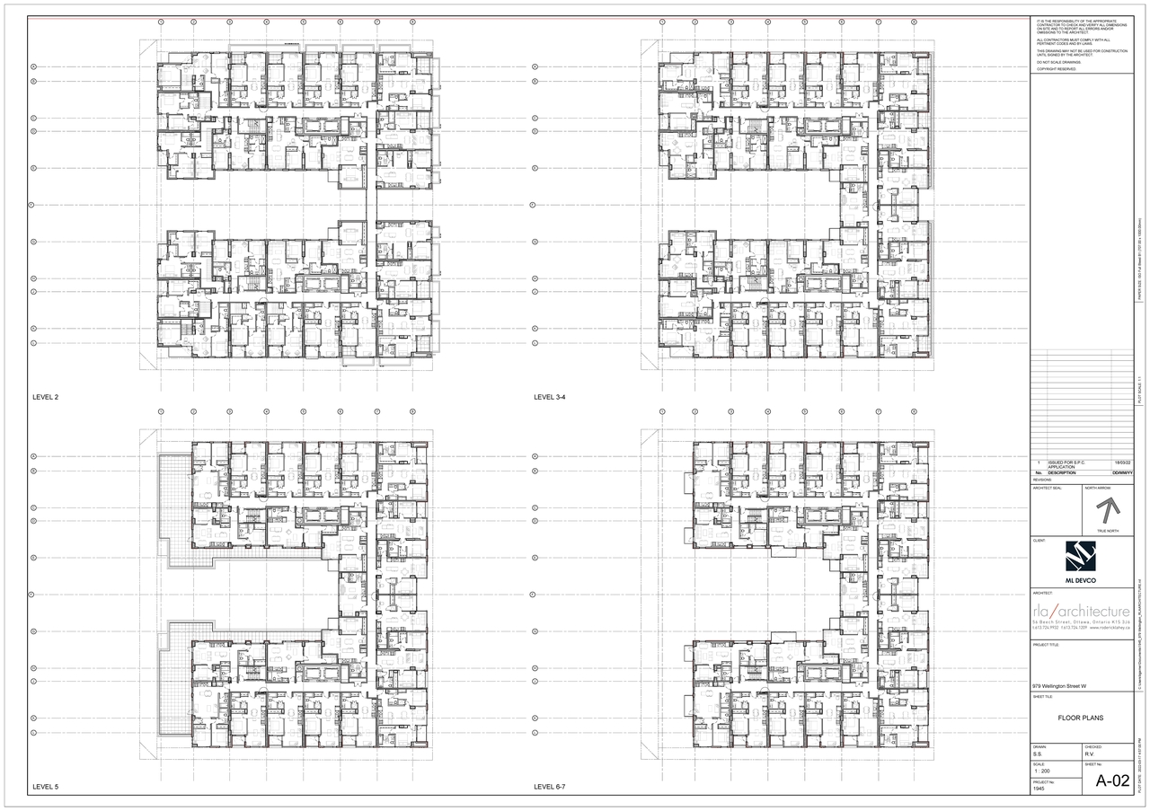 Floor plan for project from page 2 of the file '2022-03-28 - Floor Plans - D07-12-21-0228'
