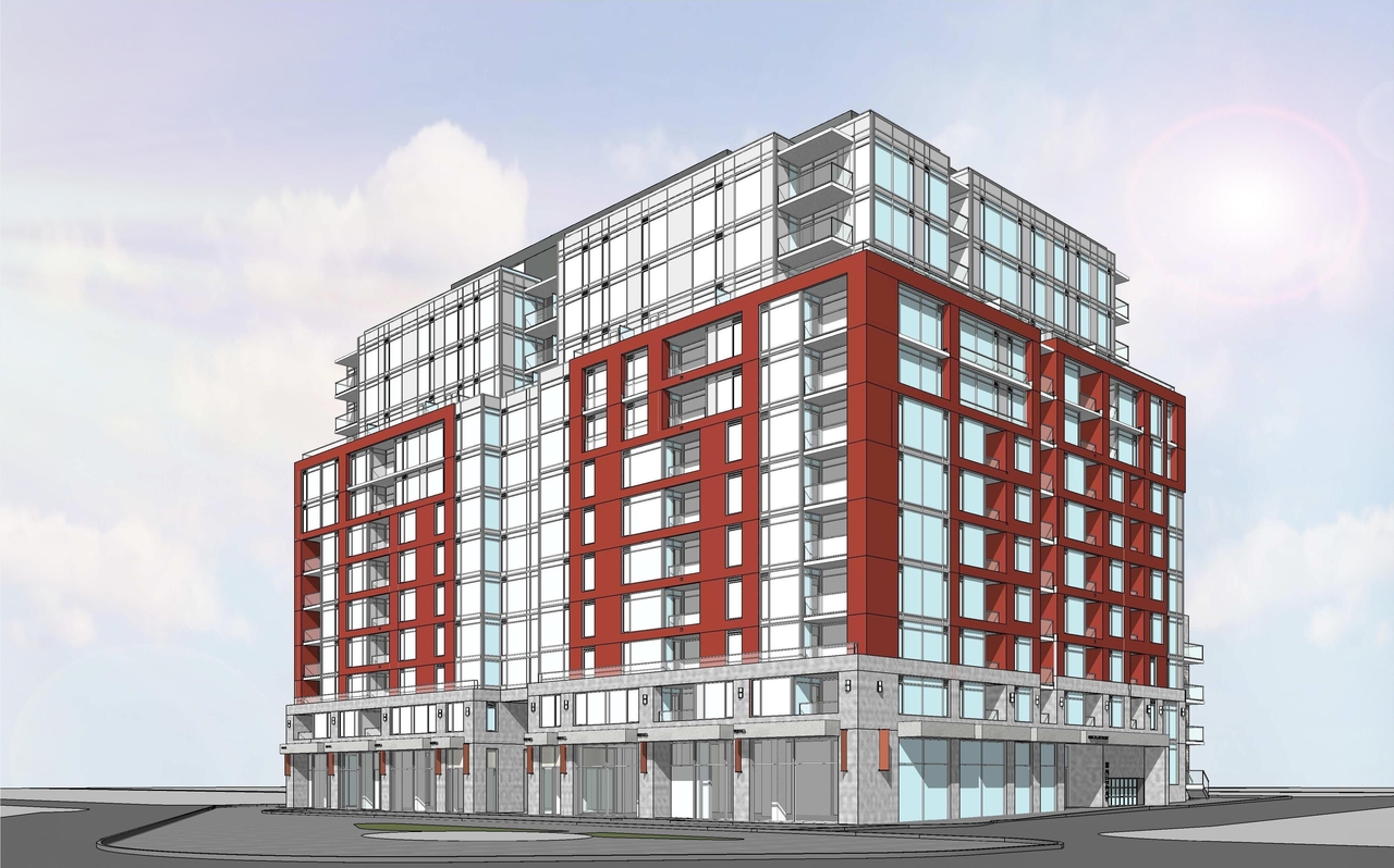 Rendering of building from page 10 of the file '2022-03-28 - Floor Plans - D07-12-21-0228'