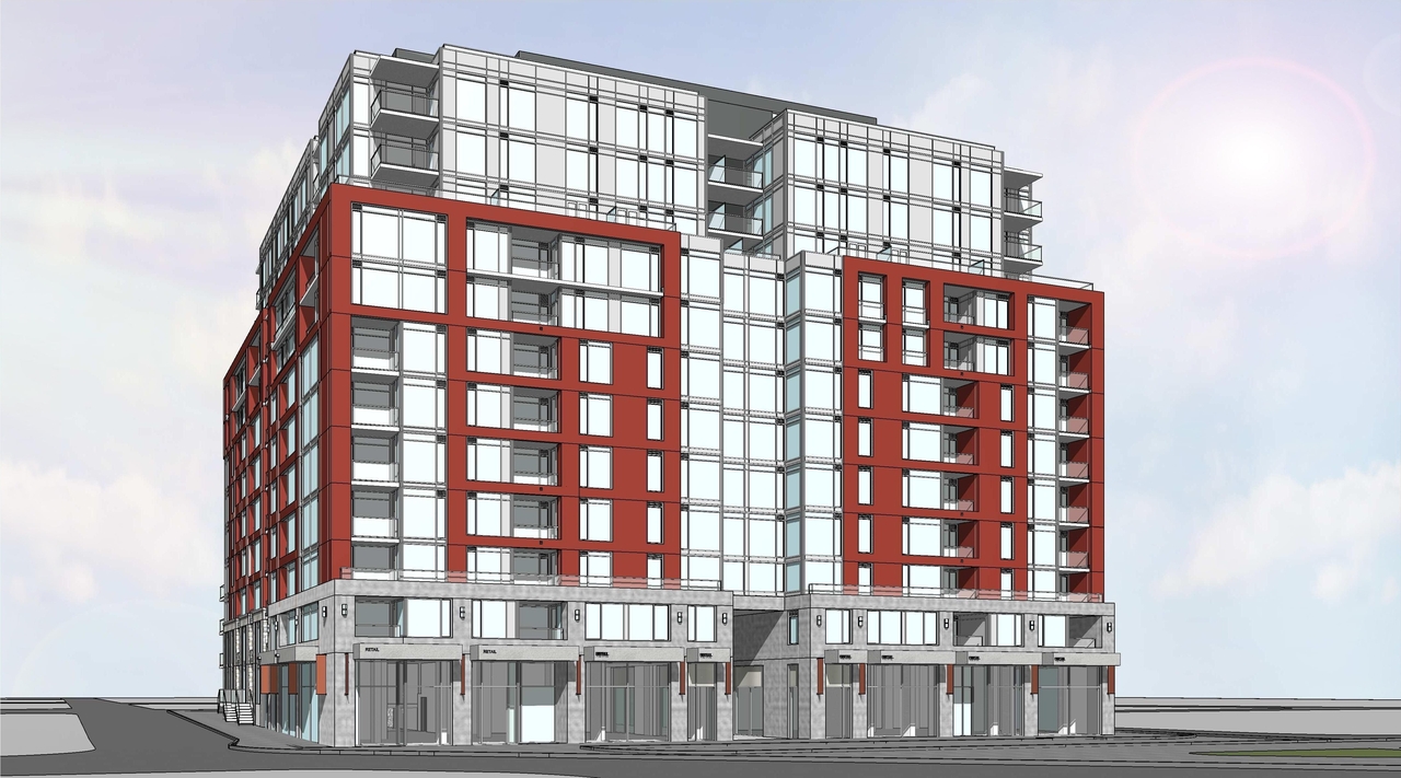Rendering of building from page 11 of the file '2022-03-28 - Floor Plans - D07-12-21-0228'