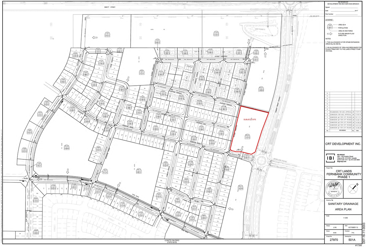 Construction site plan for project from page 76 of the file '2022-01-19 - Design Brief - D07-12-21-0230'