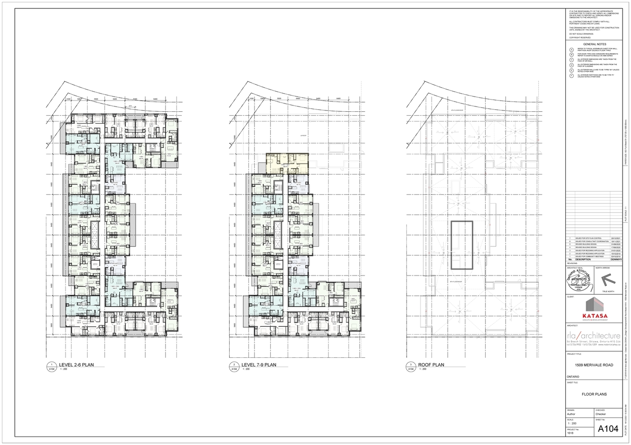 Floor plan for project from page 3 of the file '2022-02-03 - Floor Plans - D07-12-21-0233'
