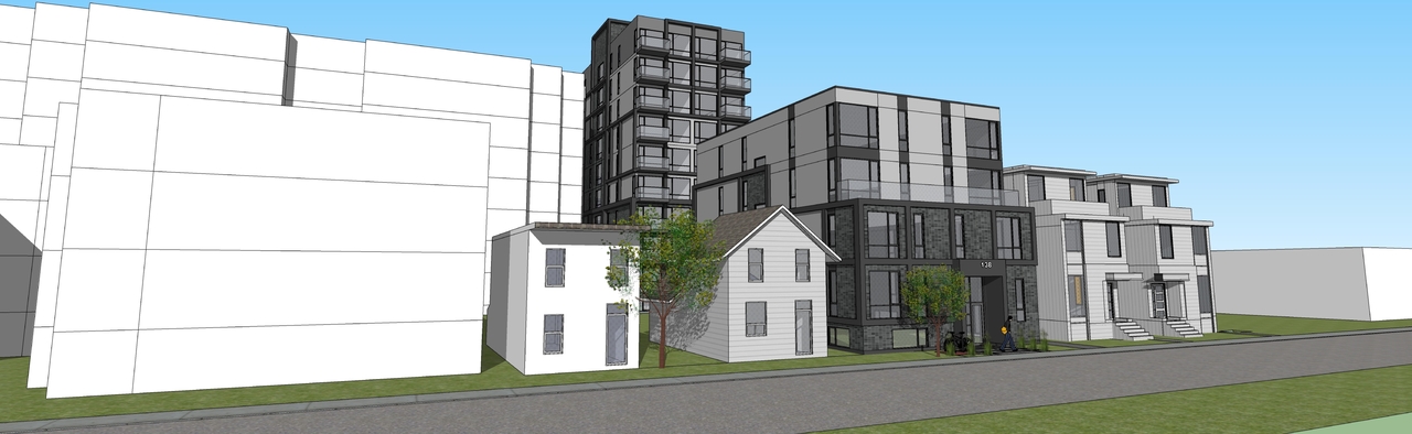 Rendering of building from page 2 of the file '2021-12-30 - Views - D07-12-21-0237'
